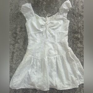LA hearts white eyelet dress size xs